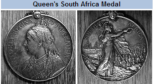 Queen's Medal (front and rear)